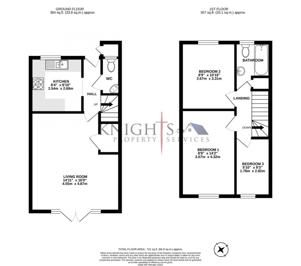 Floorplan for Albert Road, Bagshot