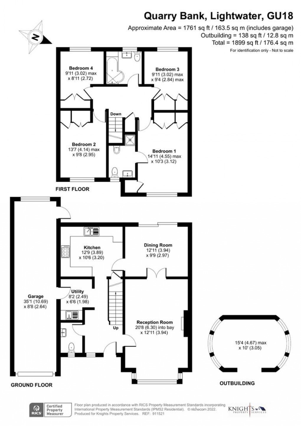 Floorplan for Quarry Bank, Lightwater