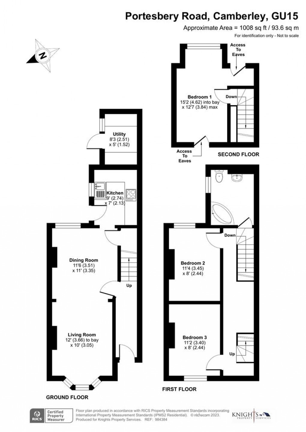 Floorplan for Portesbery Road, Camberley