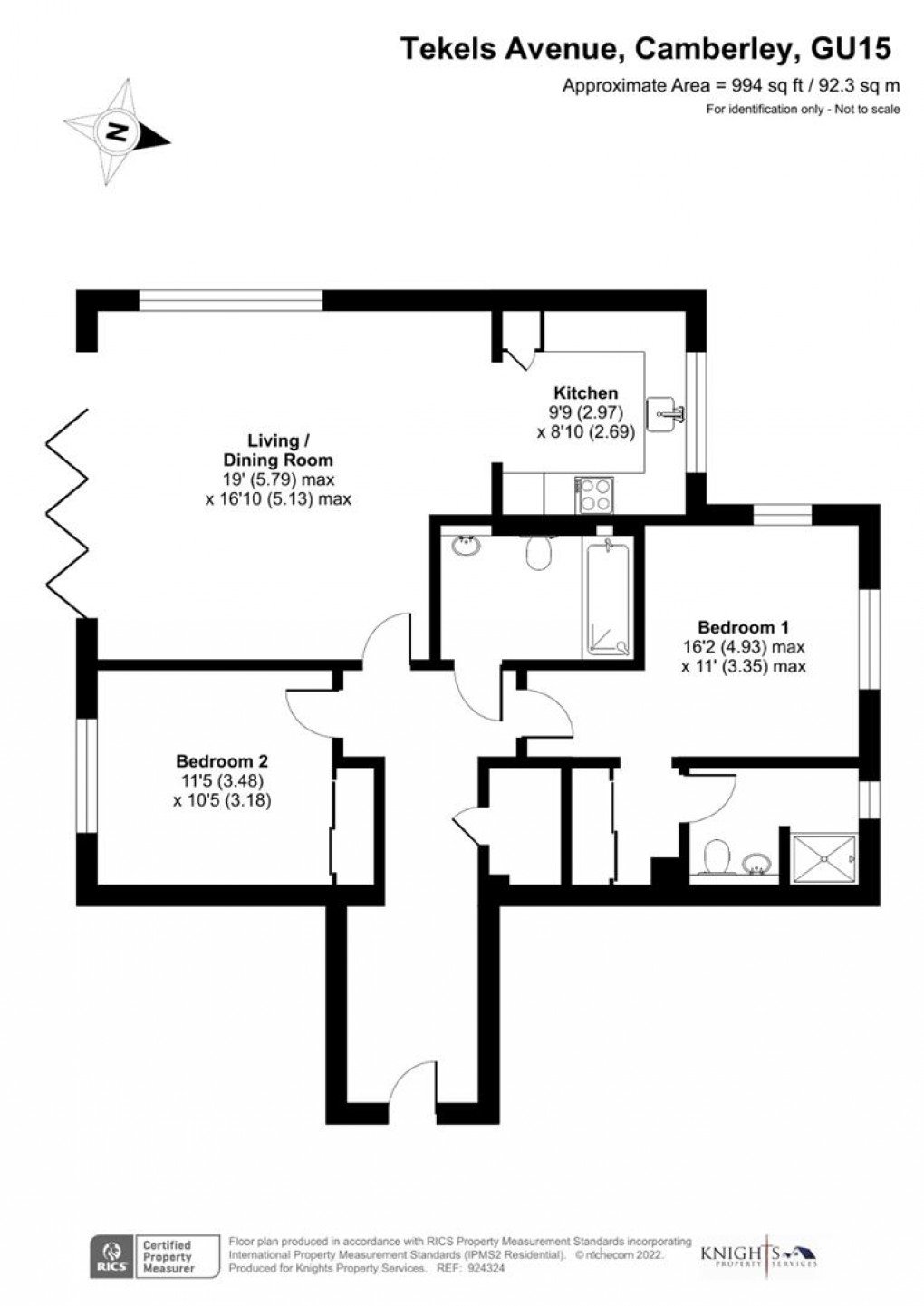 Floorplan for Saint Francis House, Camberley