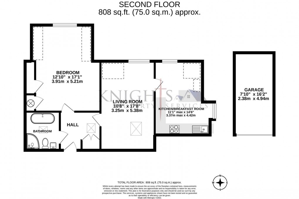 Floorplan for Tudor Hall, Camberley