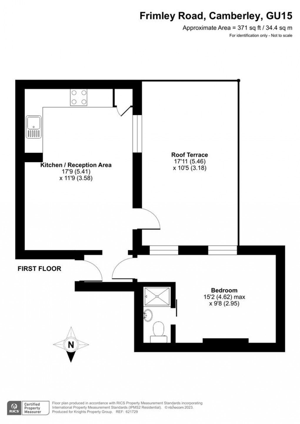 Floorplan for 62 Frimley Road, Camberley