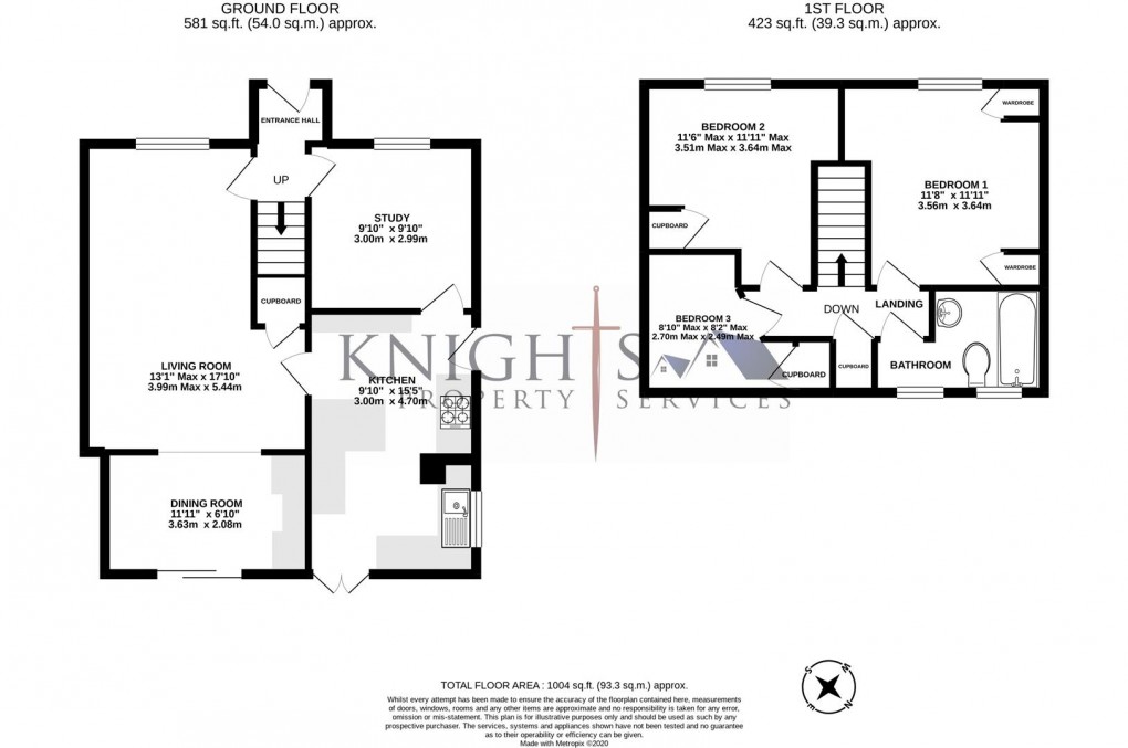 Floorplan for Wimbledon Road, Camberley