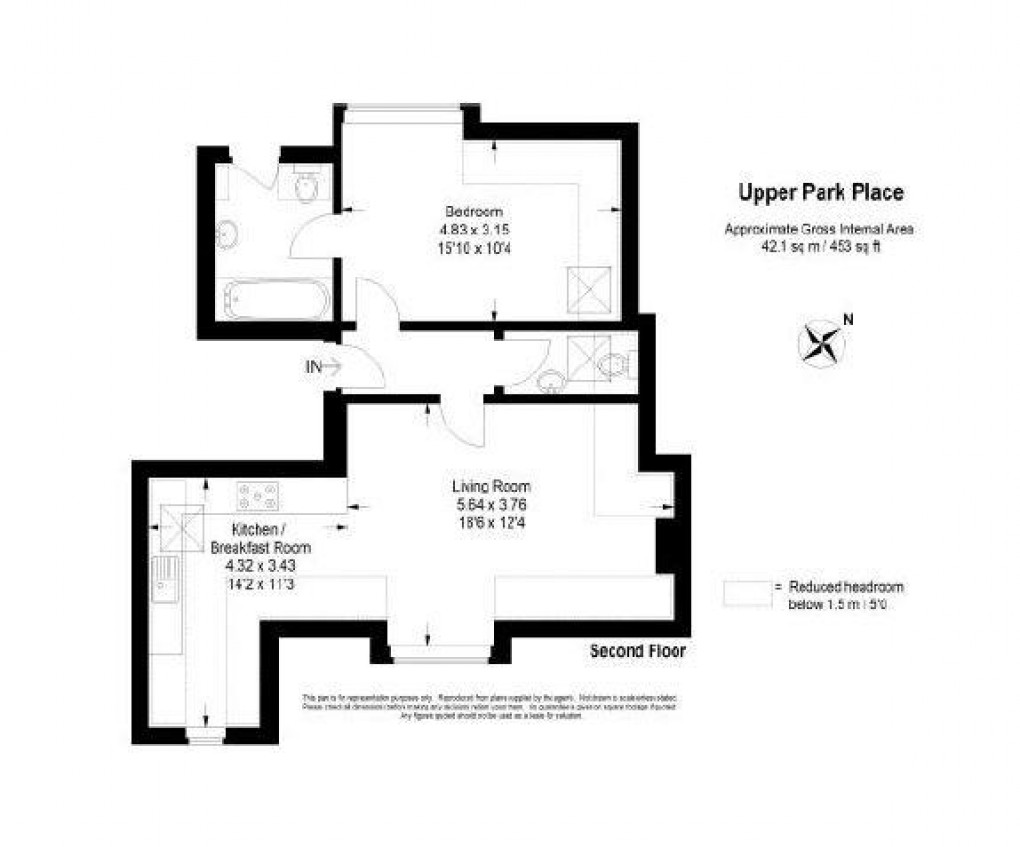 Floorplan for Upper Park Place, Upper Park Road, Camberley