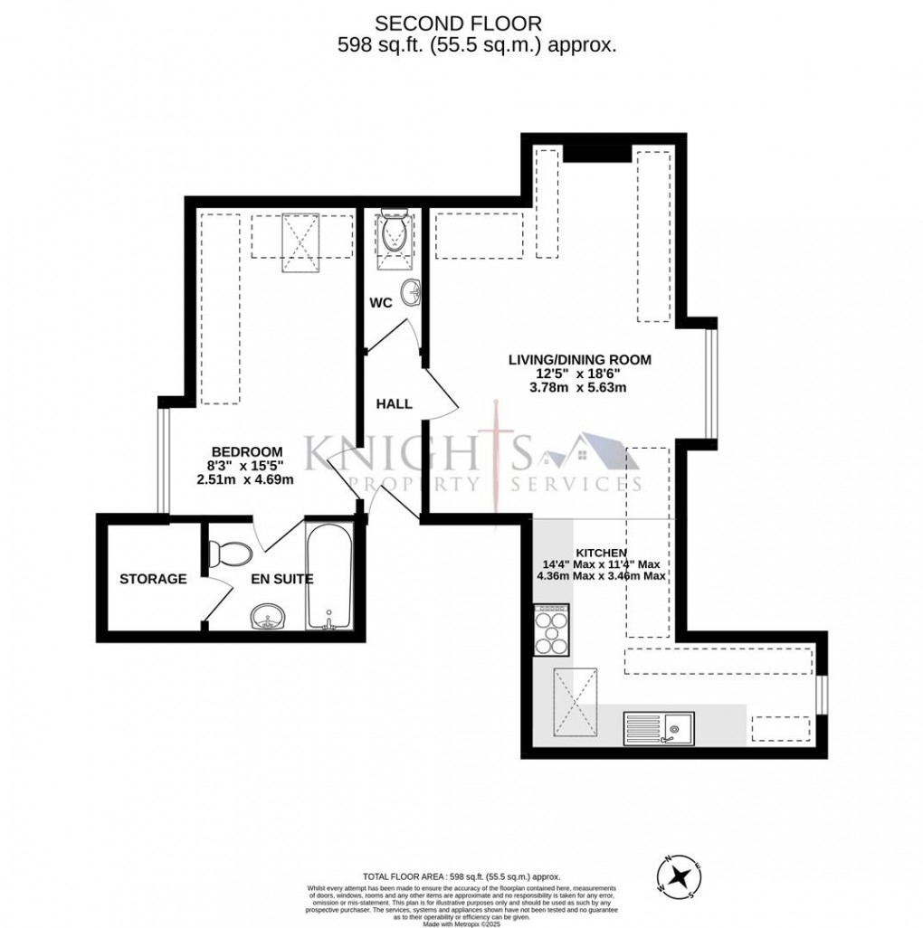 Floorplan for Upper Park Place, Upper Park Road, Camberley