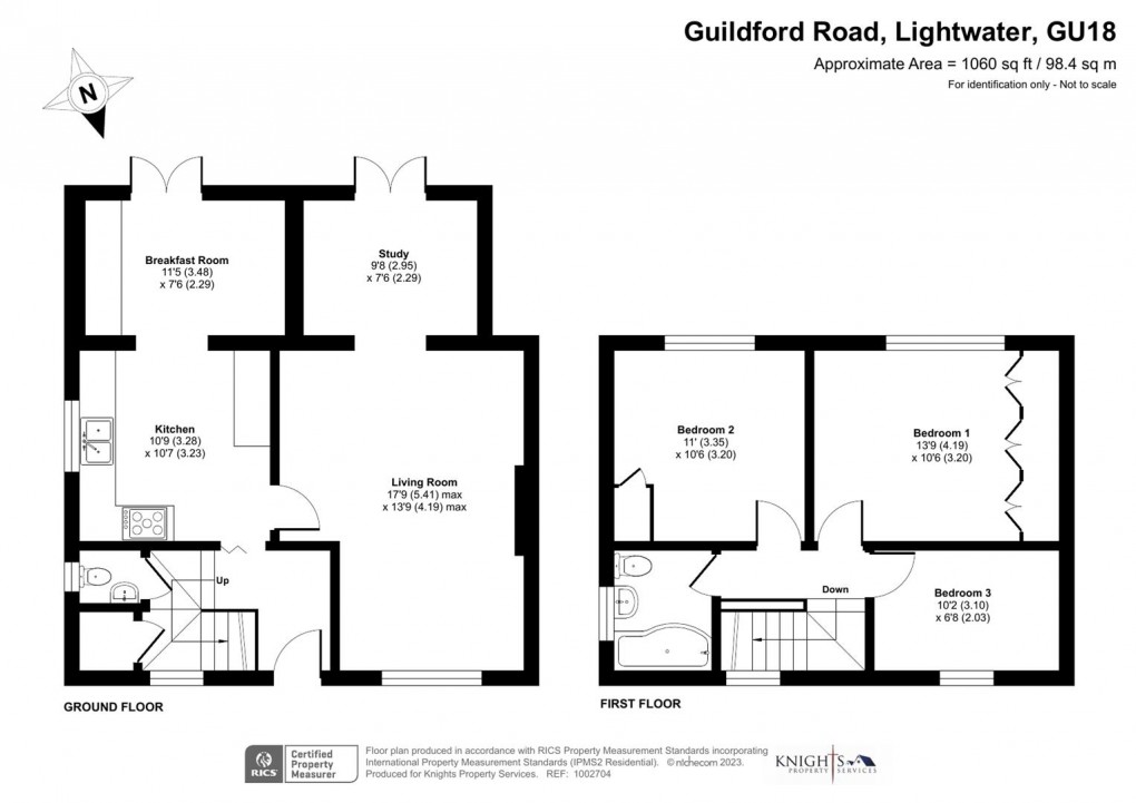 Floorplan for Guildford Road, Lightwater