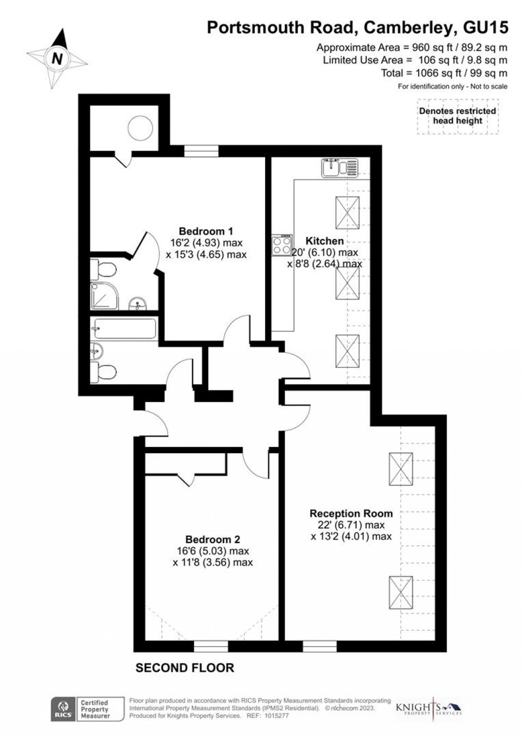 Floorplan for Brackendale Court, 116 Portsmouth Road, Camberley