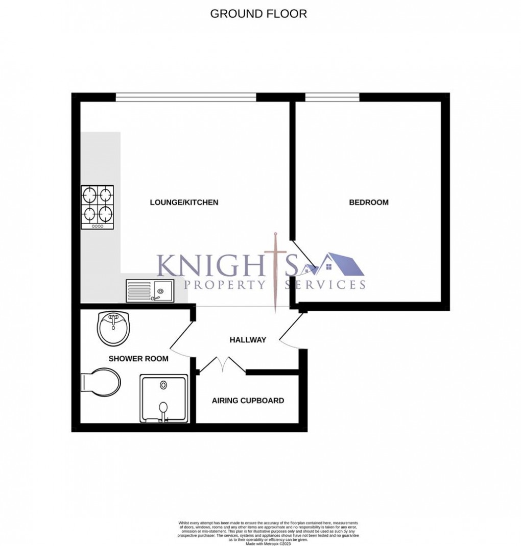 Floorplan for Osborne Court, 79 Osborne Road, Farnborough