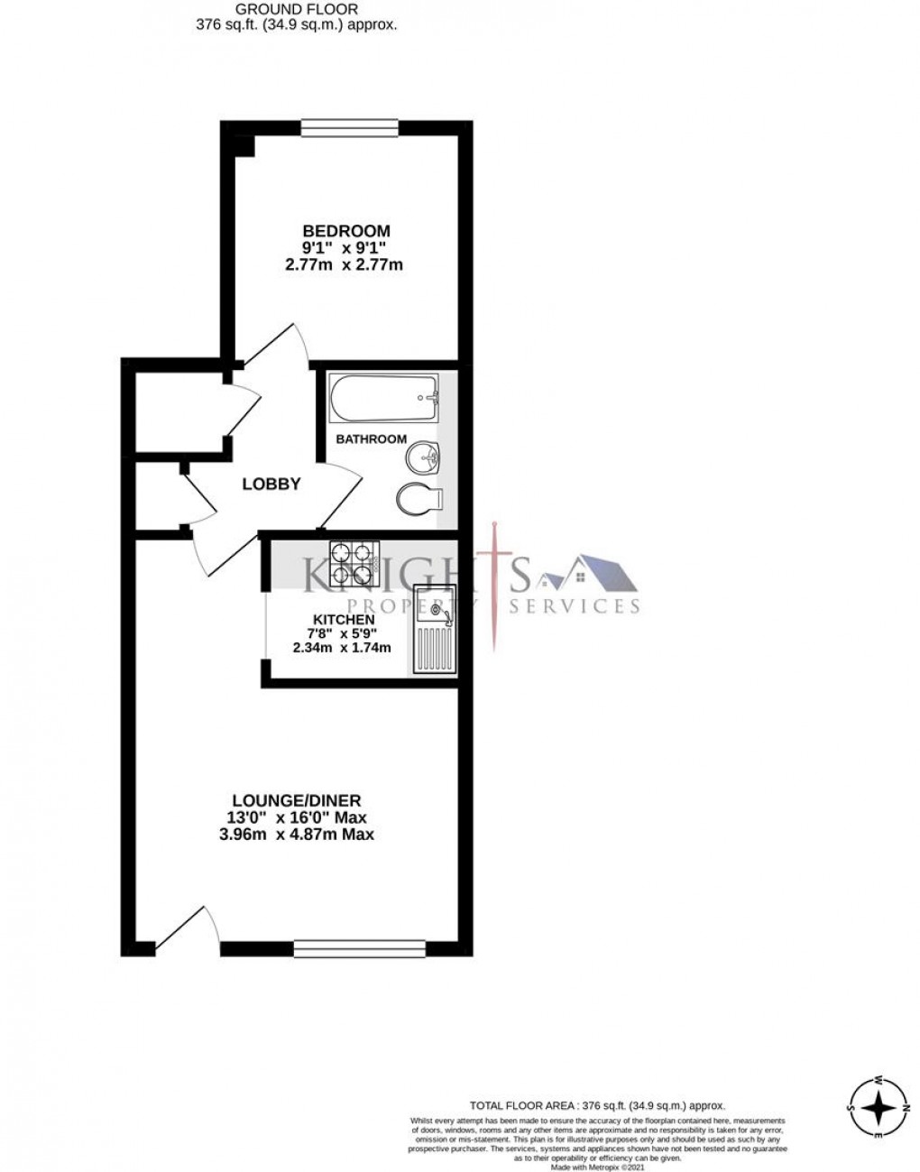 Floorplan for Lawrence Close, Guildford