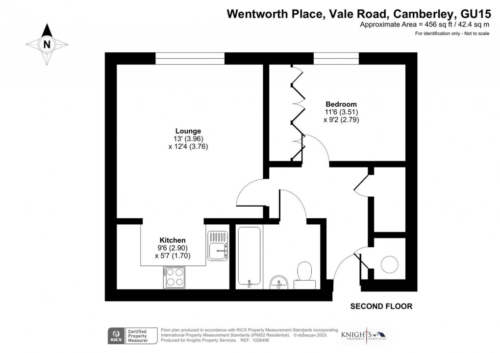 Floorplan for Vale Road, Camberley