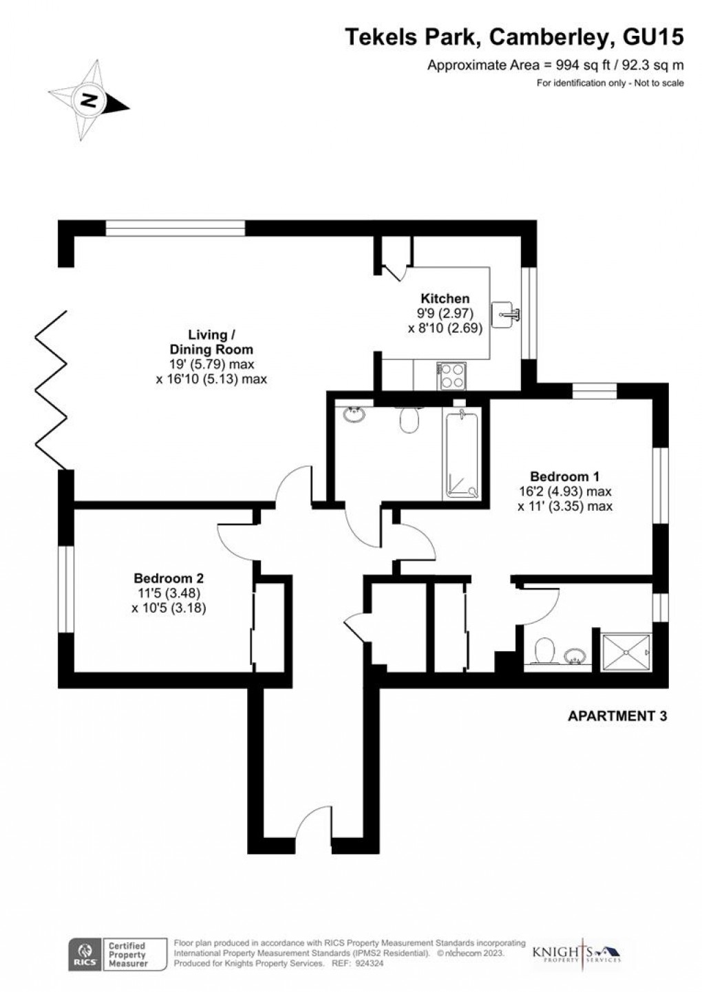 Floorplan for Saint Francis House, Camberley