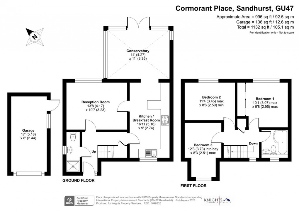 Floorplan for Cormorant Place, College Town, Sandhurst