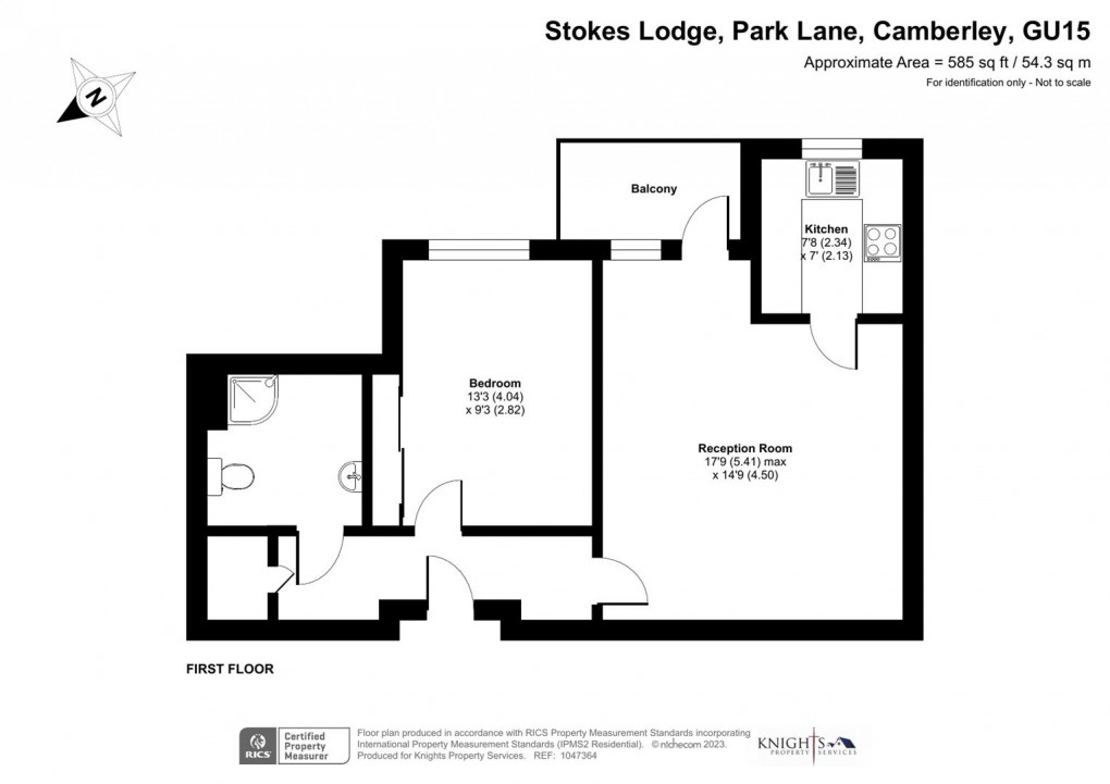 Floorplan for Stokes Lodge, 3 Park Lane, Camberley