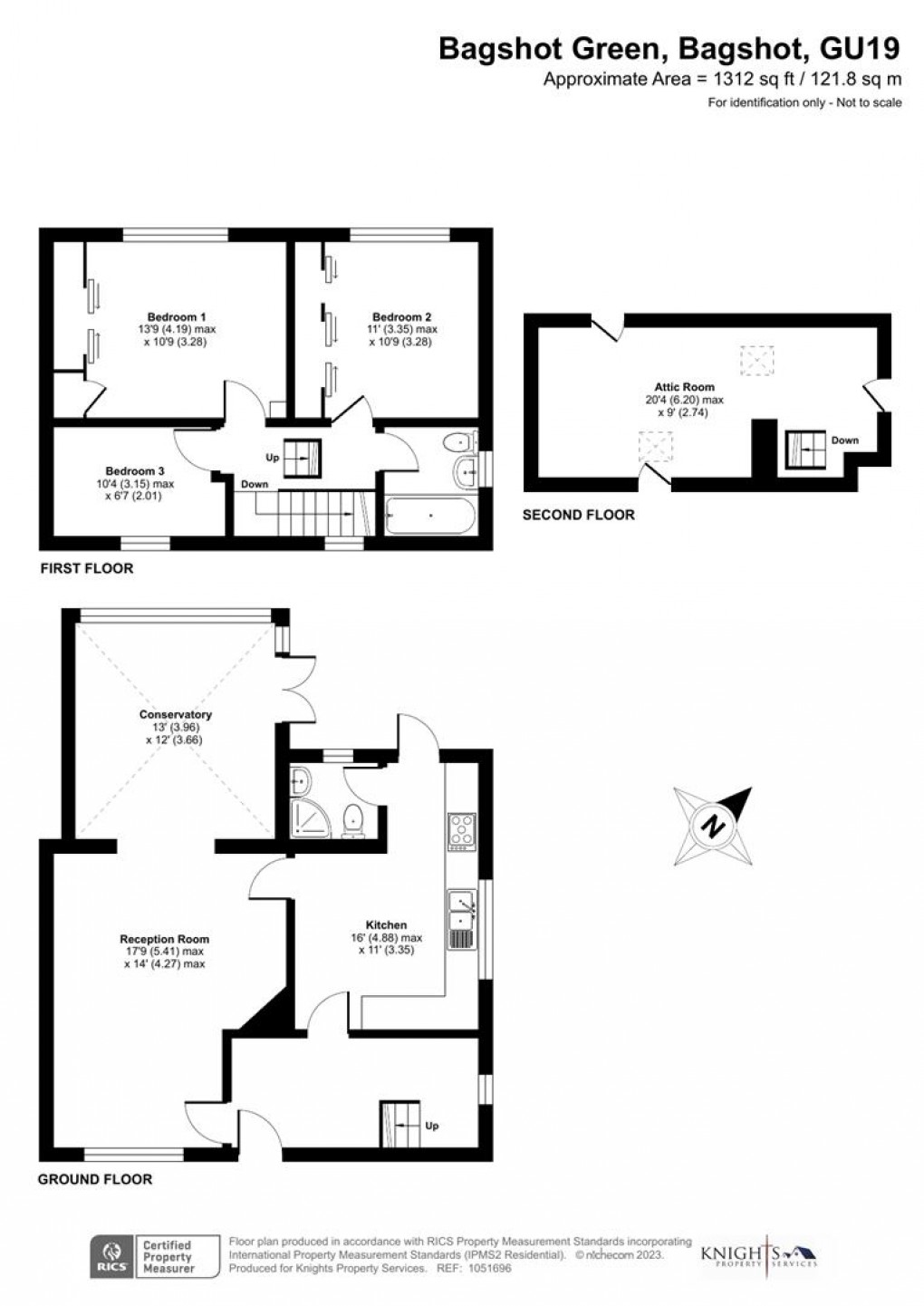 Floorplan for Bagshot Green, Bagshot