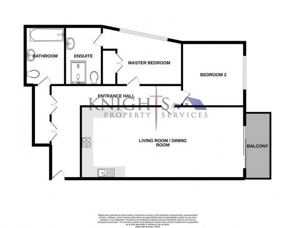 Floorplan for The Courtyard, Southwell Park Road, Camberley