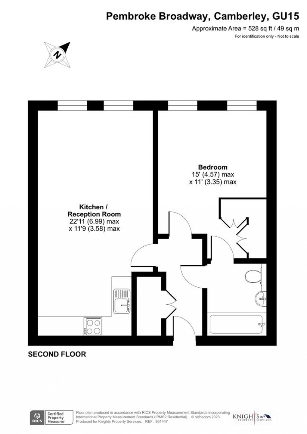 Floorplan for Ashwood House 16-22 Pembroke B, Camberley