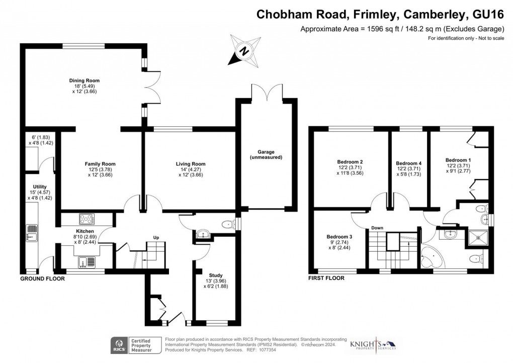 Floorplan for Chobham Road, Frimley, Camberley