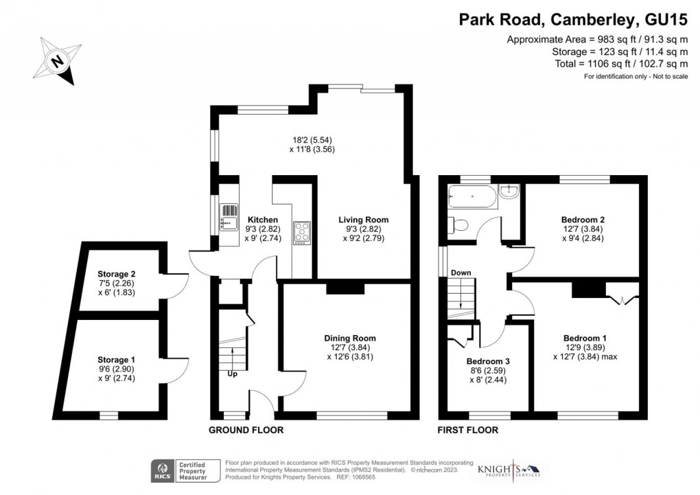 Floorplan for Park Road, Camberley