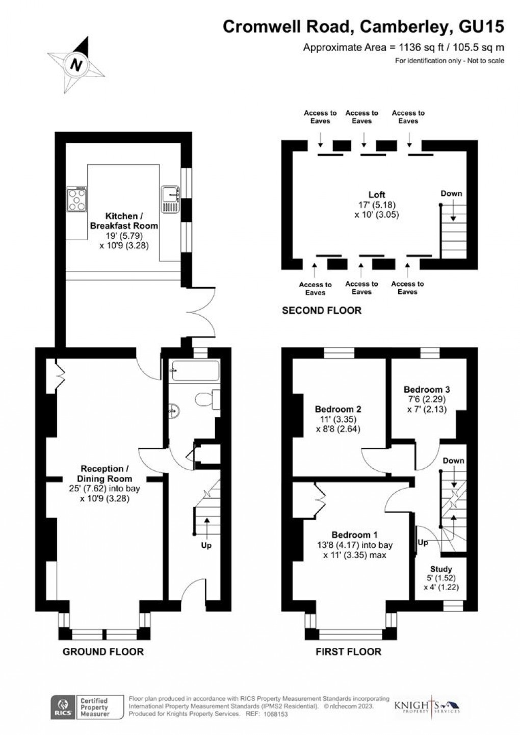 Floorplan for Cromwell Road, Camberley