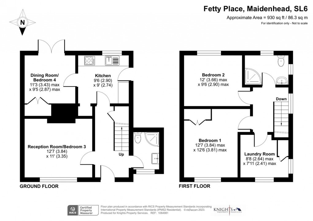 Floorplan for Fetty Place, Maidenhead