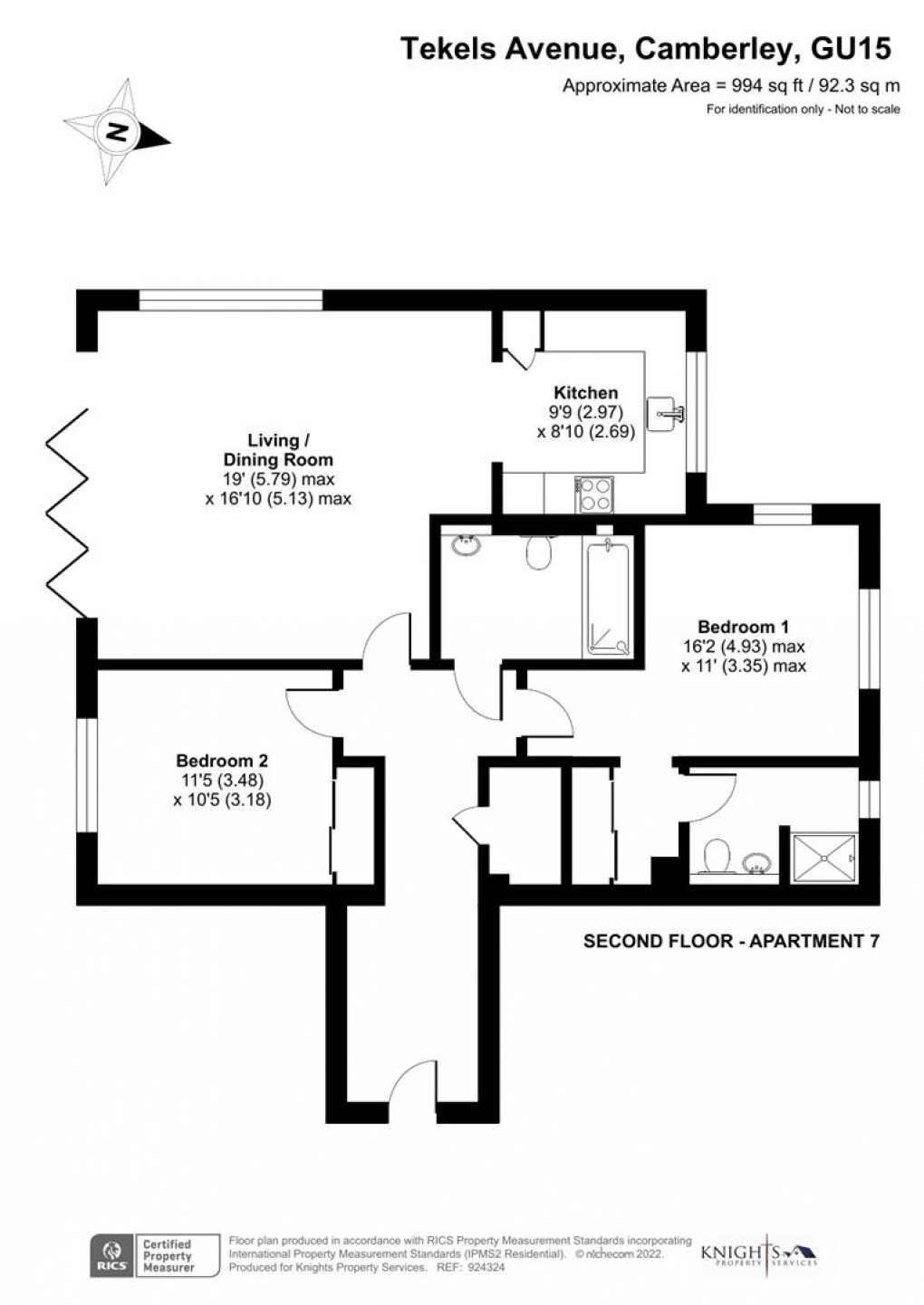 Floorplan for Saint Francis House, Camberley
