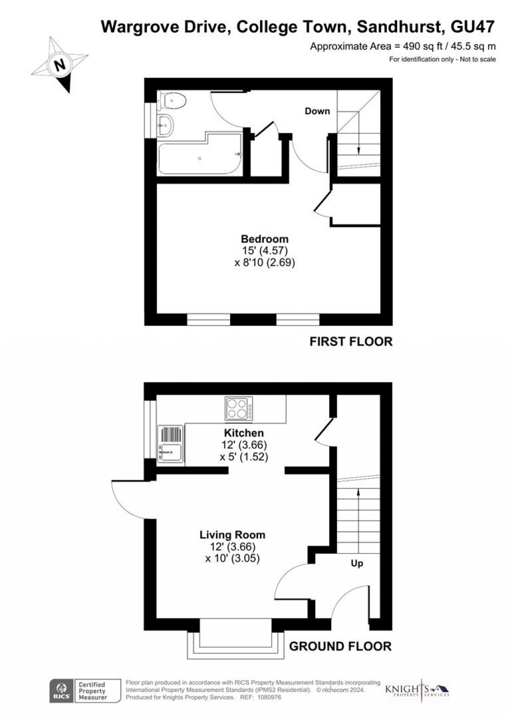 Floorplan for Wargrove Drive, College Town, Sandhurst