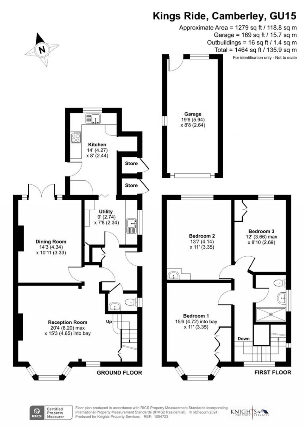 Floorplan for Kings Ride, Camberley