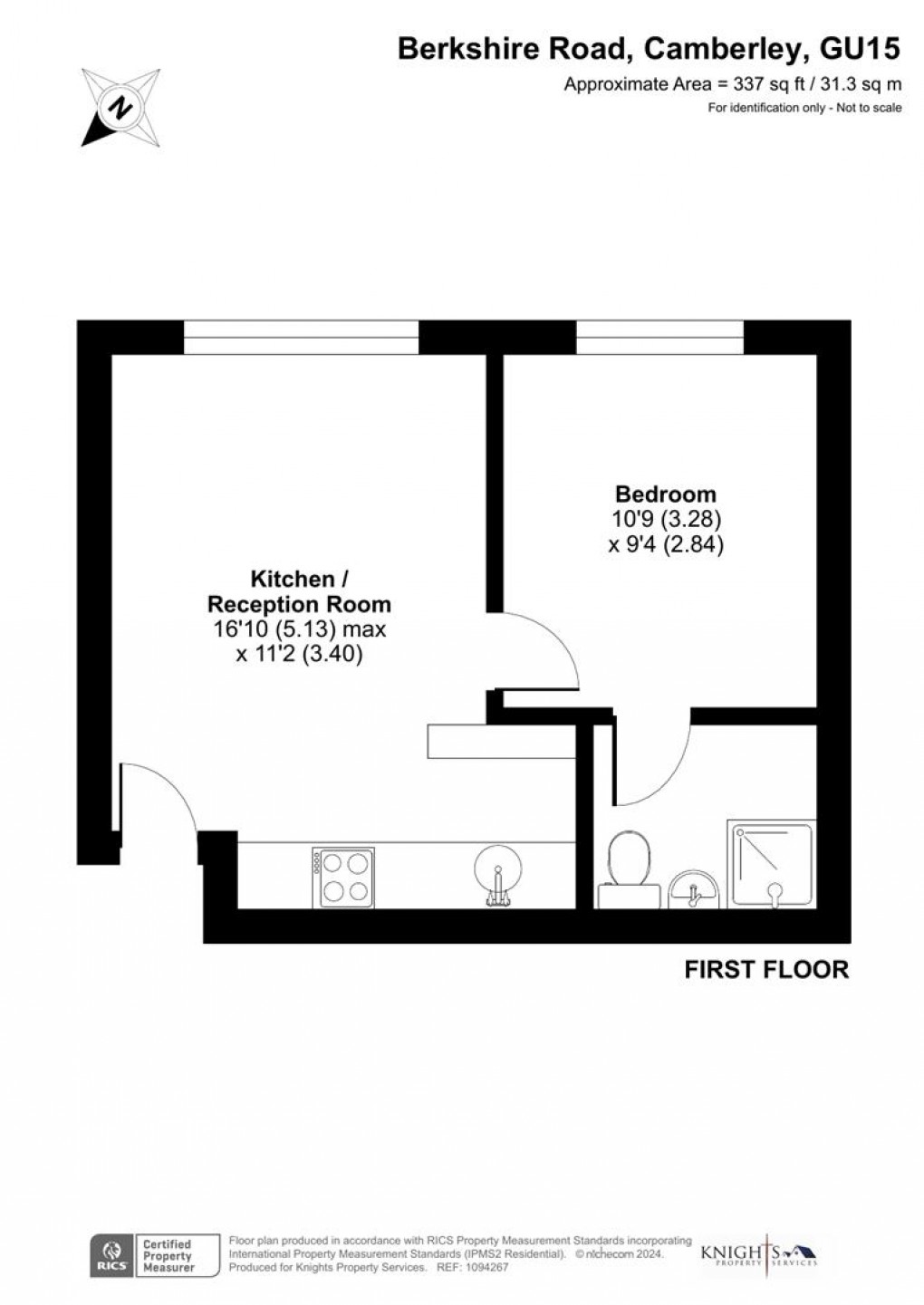 Floorplan for Berkshire Road, Camberley