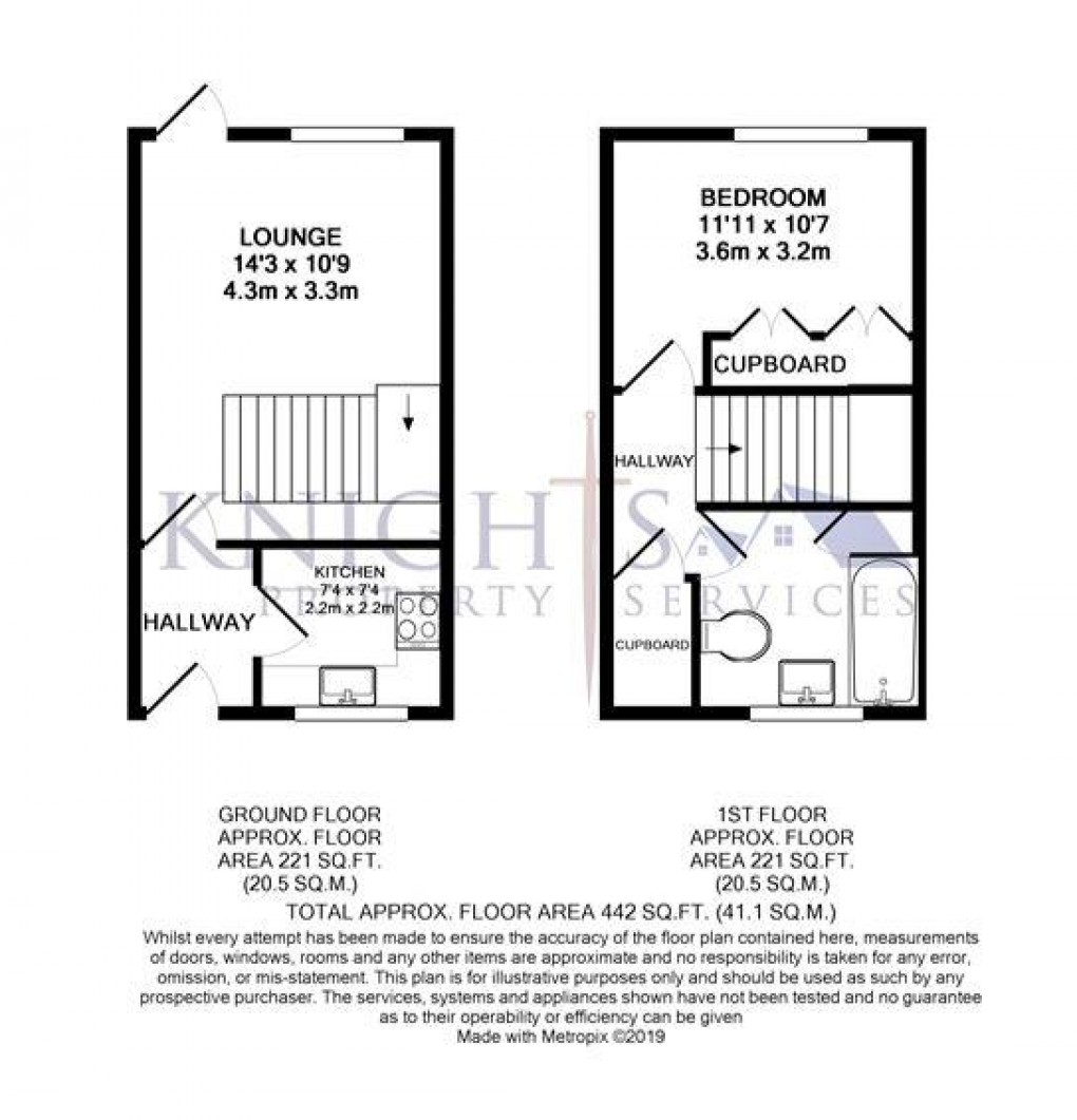 Floorplan for Stubbs Folly, College Town, Sandhurst