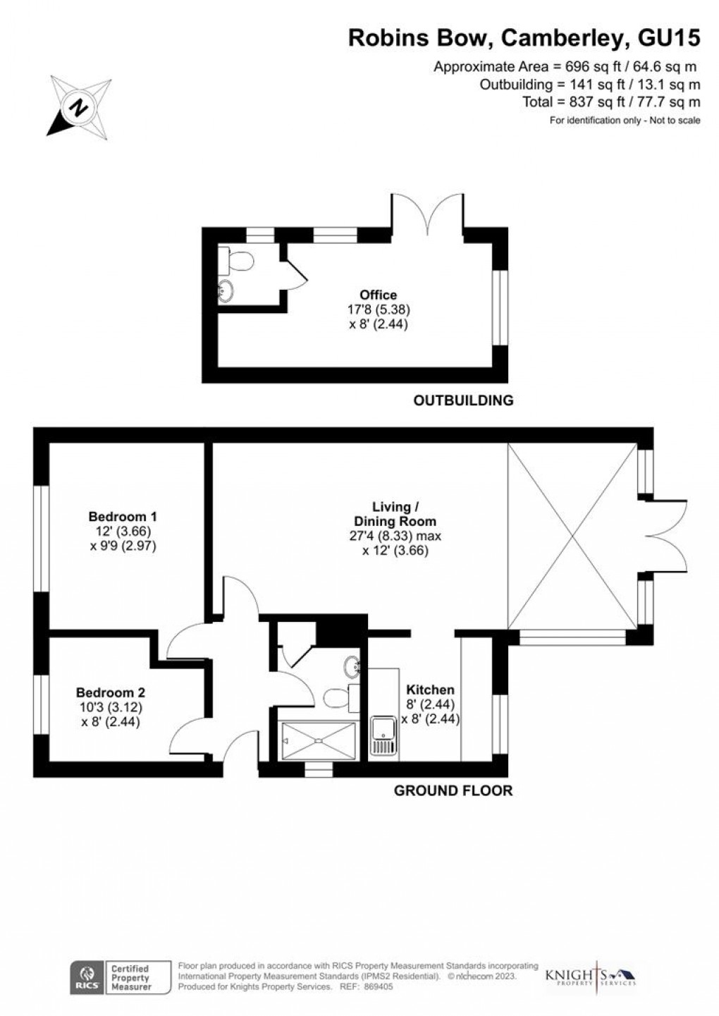 Floorplan for Robins Bow, Camberley