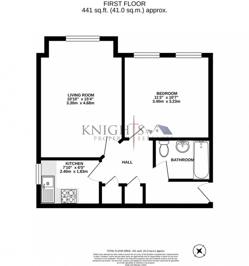 Floorplan for Pear Tree Court, The Maultway North, Camberley