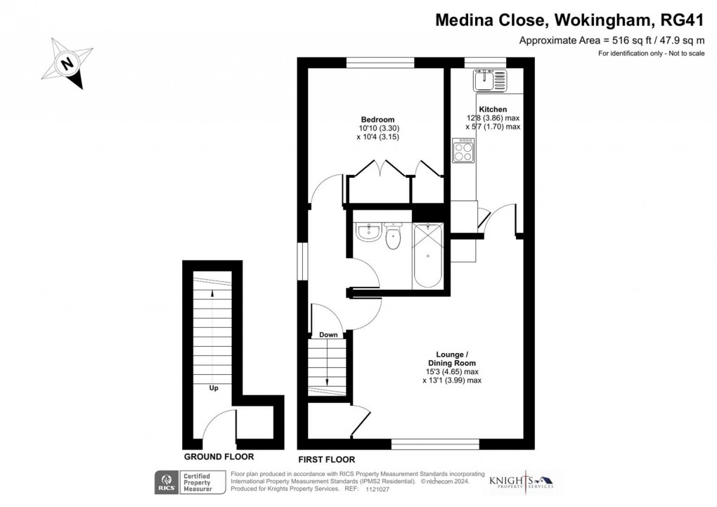 Floorplan for Medina Close, Wokingham