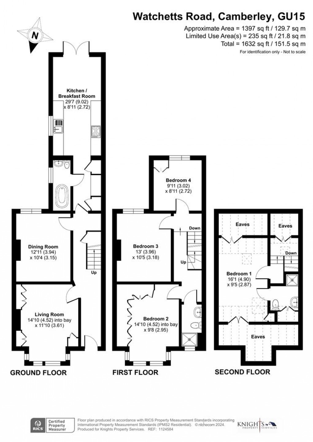 Floorplan for Watchetts Road, Camberley
