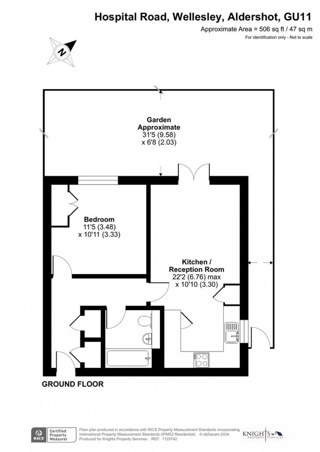 Floorplan for 35 Hospital Road, Wellesley, Aldershot