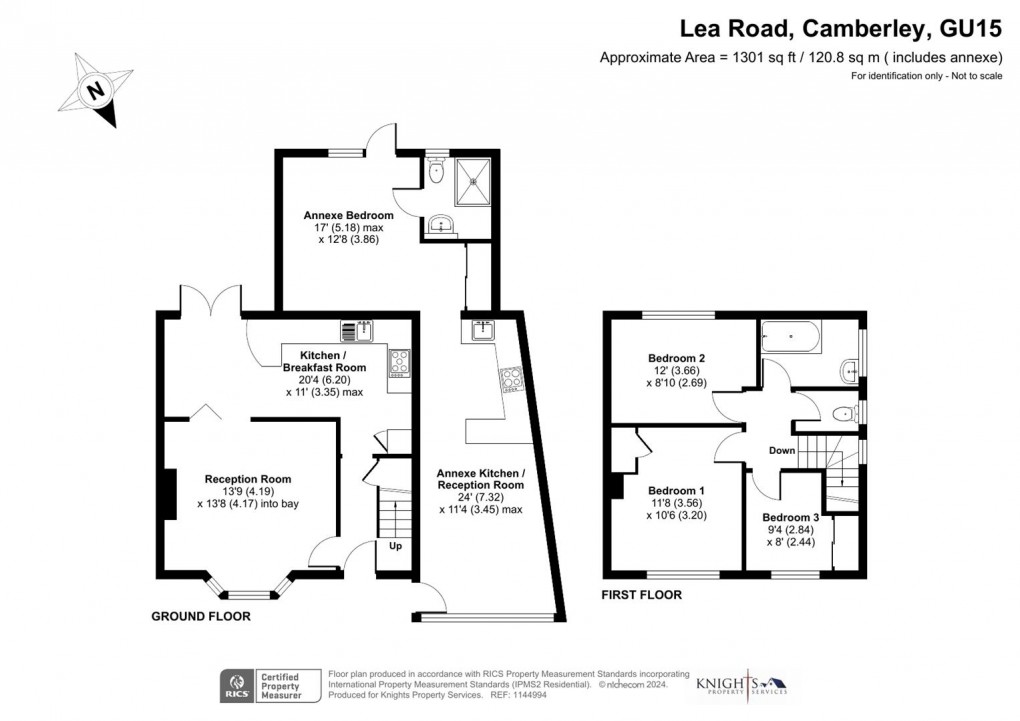 Floorplan for Lea Road, Camberley