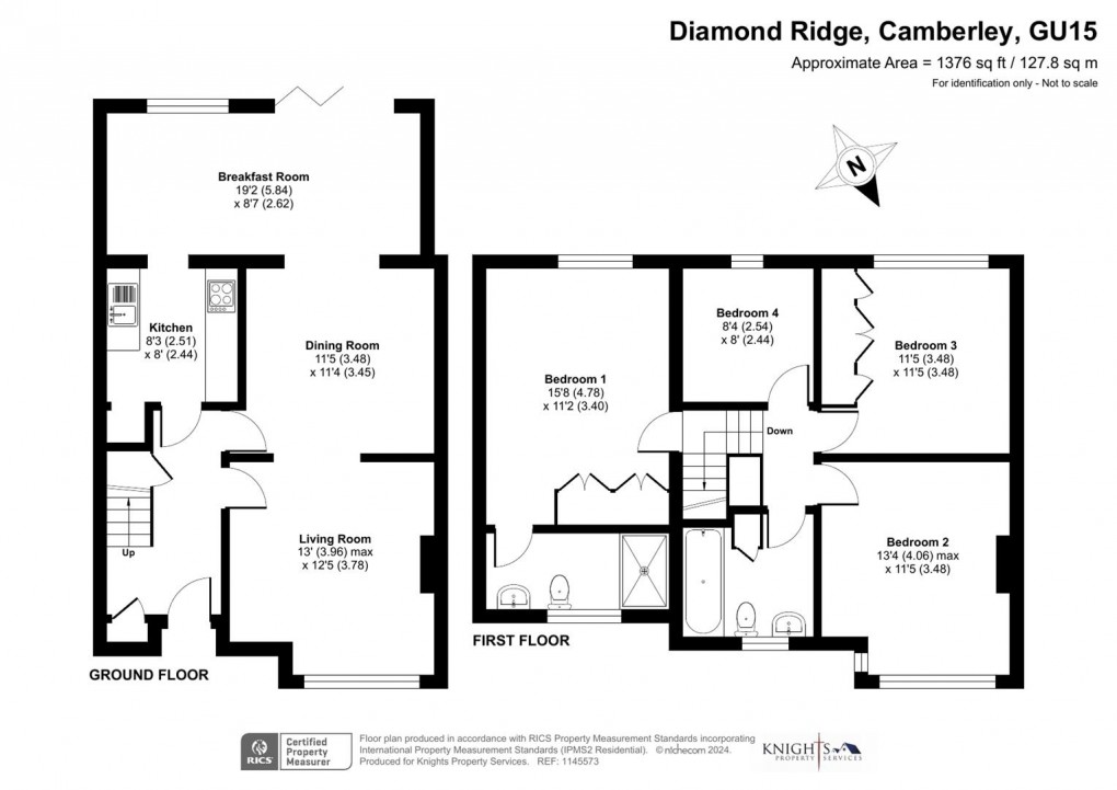 Floorplan for Diamond Ridge, Camberley