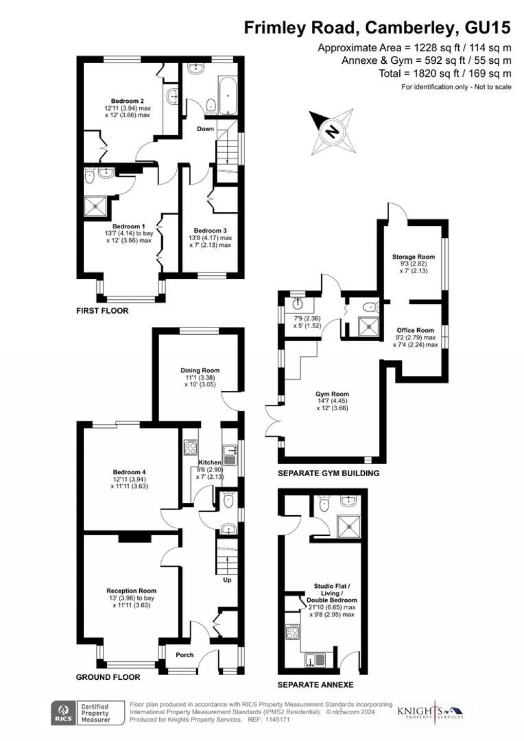 Floorplan for Frimley Road, Camberley