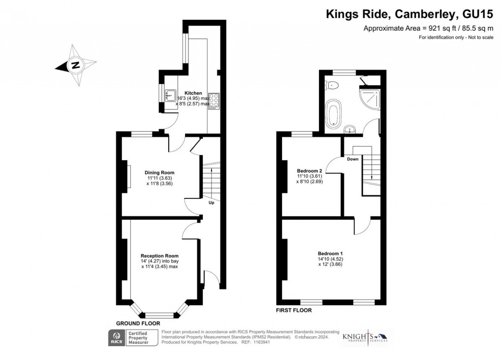 Floorplan for Kings Ride, Camberley