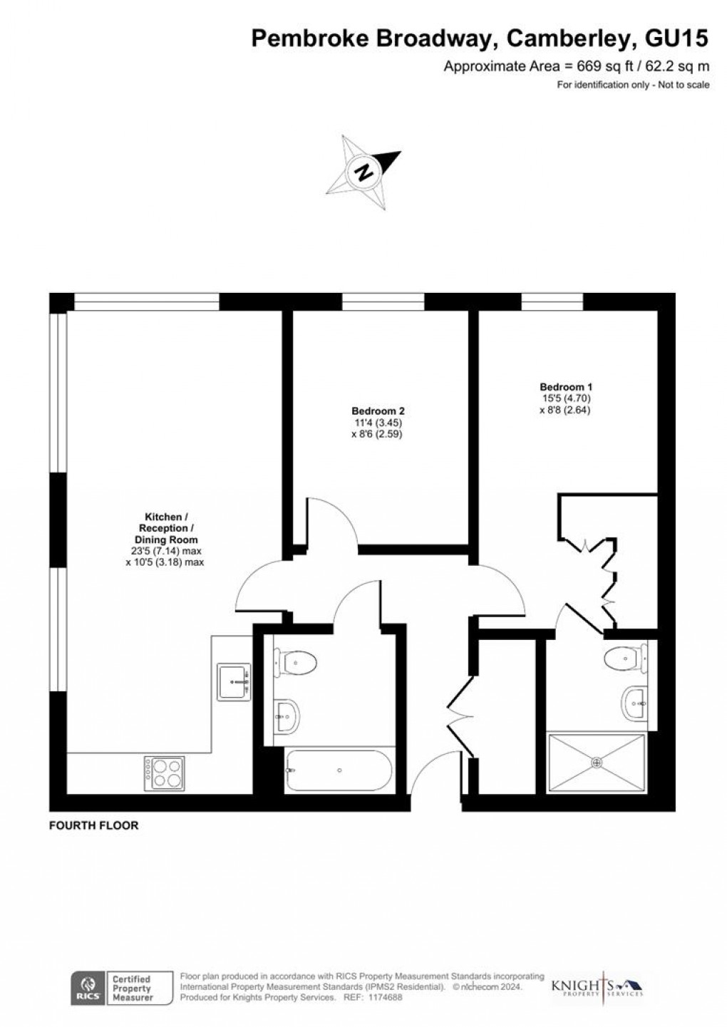 Floorplan for Ashwood House, 16-22 Pembroke B, Camberley