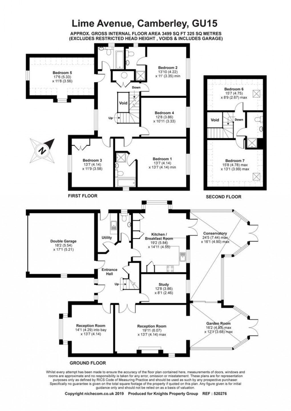 Floorplan for Lime Avenue, Camberley