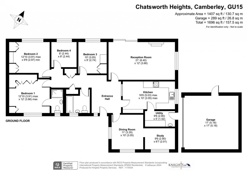 Floorplan for Chatsworth Heights, Camberley