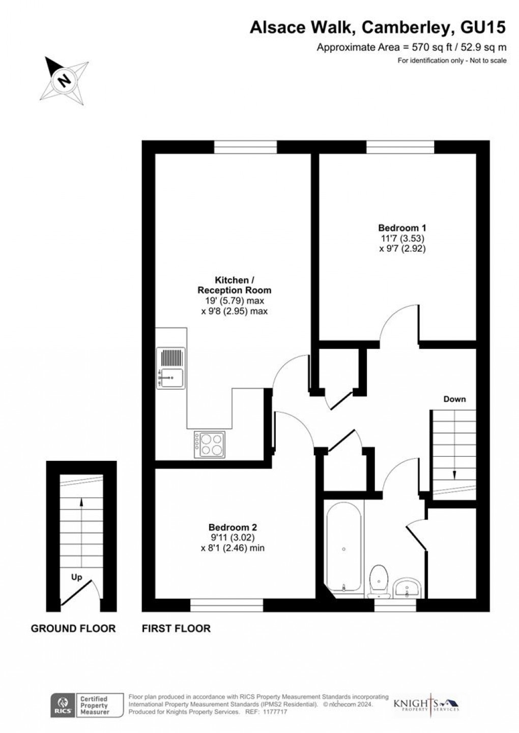 Floorplan for Alsace walk, Camberley