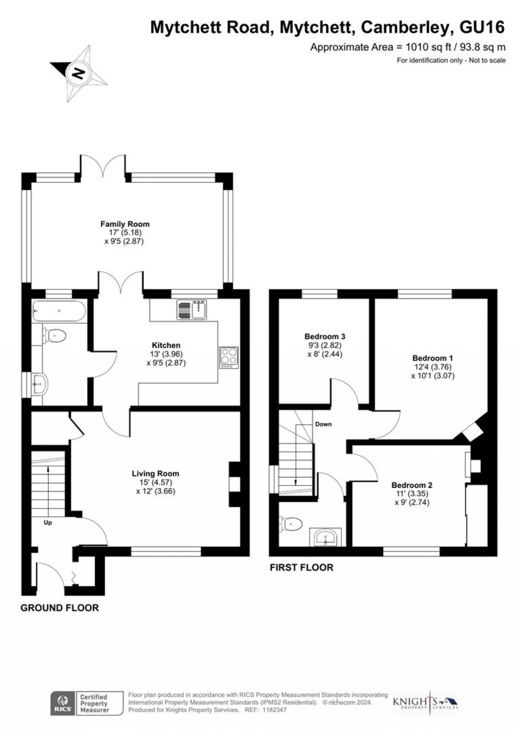 Floorplan for Mytchett Road, Mytchett