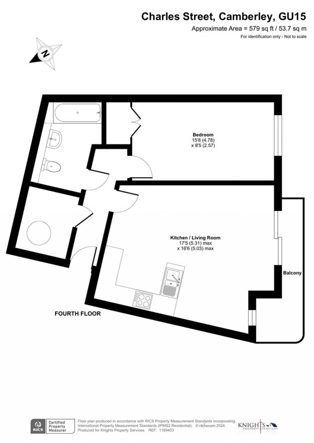 Floorplan for Charles Street, Camberley