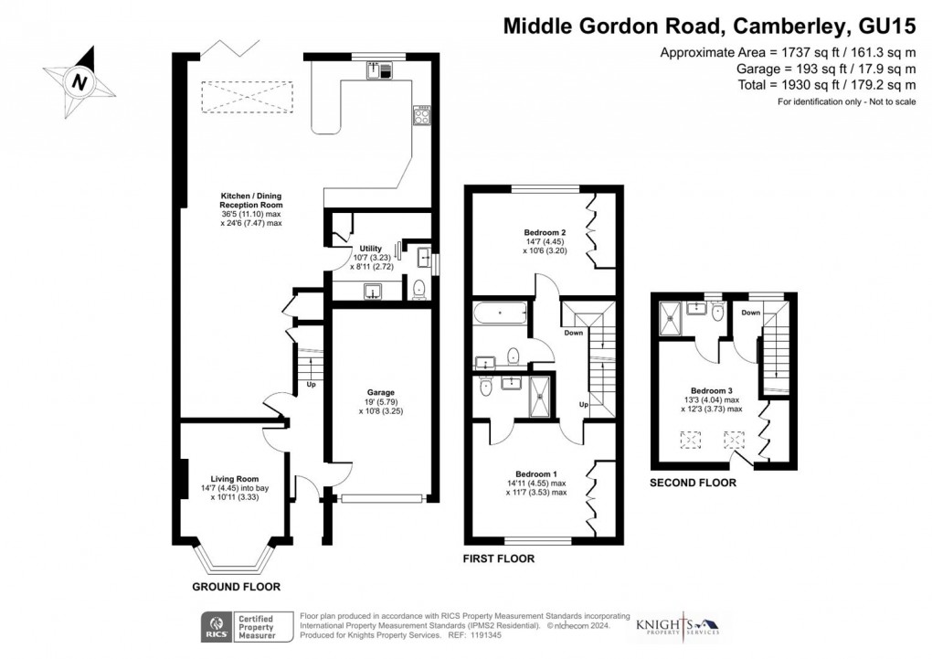 Floorplan for Middle Gordon Road, Camberley