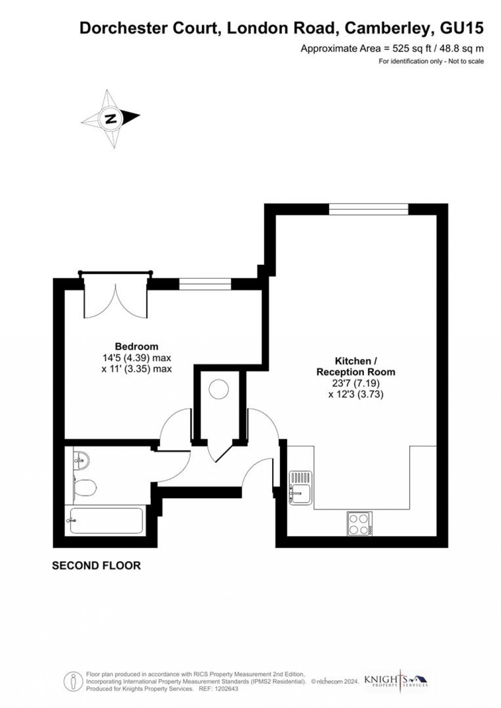 Floorplan for London Road, Camberley