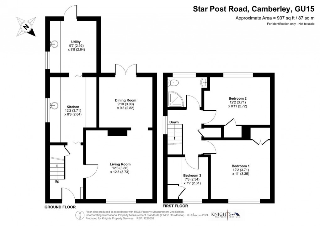 Floorplan for Star Post Road, Camberley