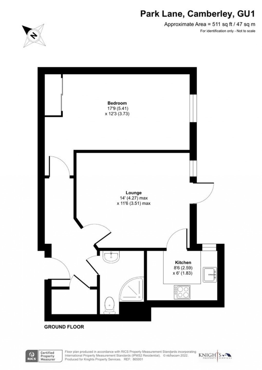 Floorplan for Stokes Lodge, 3 Park Lane, Camberley