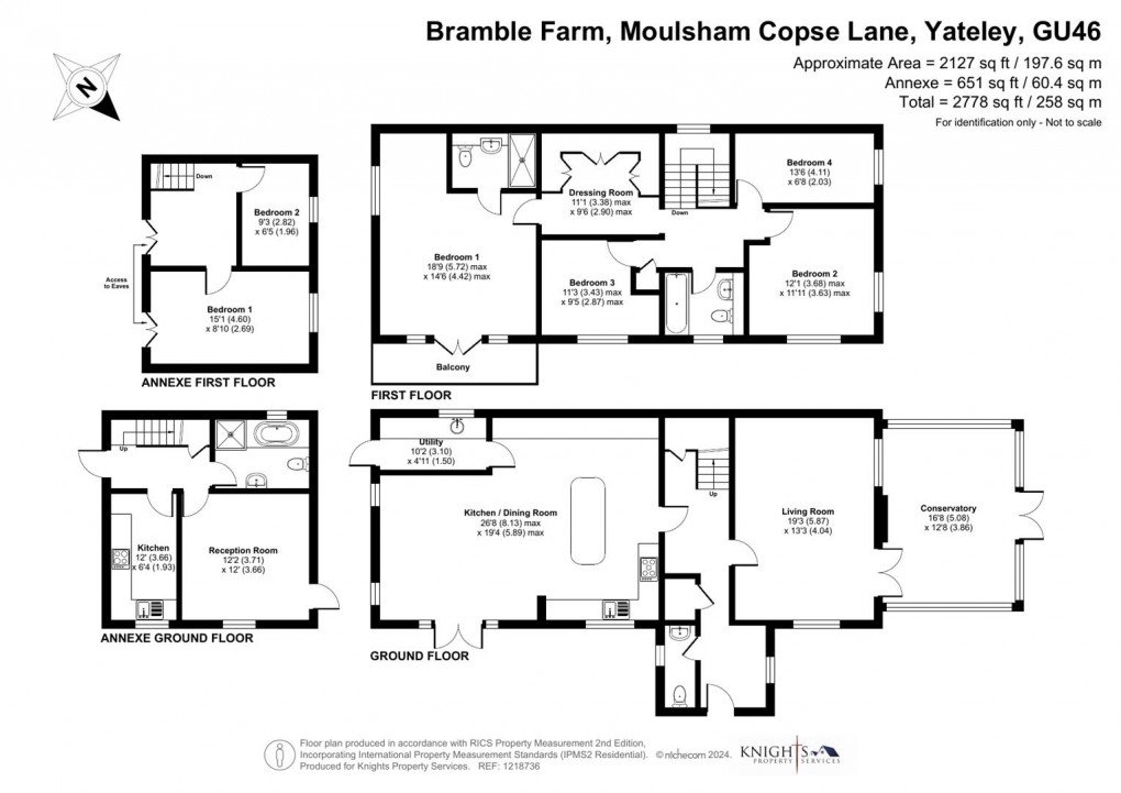 Floorplan for Moulsham Copse Lane, Yateley