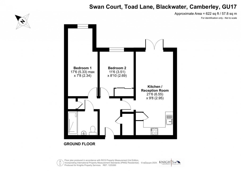 Floorplan for Toad Lane, Blackwater